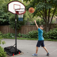 Výškovo nastaviteľný basketbalový kôš JAMES 3,5 m