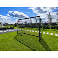 Futbalová bránka GETAFE 240x170 cm - čierna