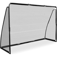 Futbalová bránka GETAFE 240x170 cm - čierna