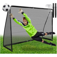 Futbalová bránka FORTE 180x120 cm - čierna