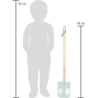 small foot Rýľ rovný modrý 1 ks