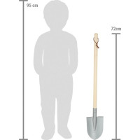 small foot Rýľ špicatý šedý 1 ks