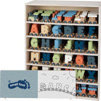 small foot Displej Polárny vláčik abeceda 180 ks