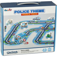 KIK Obrysové puzzle Policajná téma