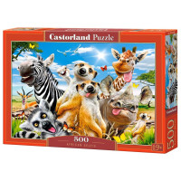 CASTORLAND Puzzle Africkej selfie 500 dielikov