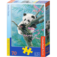 CASTORLAND Puzzle Bambusové snívanie 70 dielikov