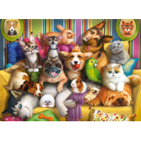 CASTORLAND Puzzle Hraví maznáčikovia 70 dielikov
