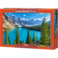 CASTORLAND Puzzle Jar pri jazere Moraine, Kanada 500 dielikov