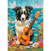 CASTORLAND Puzzle Kólia, gitara a more 100 dielikov