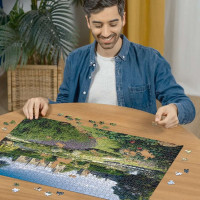 RAVENSBURGER Puzzle Kúzelné záhrady: Kráľovské záhrady, hrad Sudeley, Anglicko 1000 dielikov