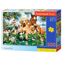 CASTORLAND Puzzle Letní priatelia 200 dielikov