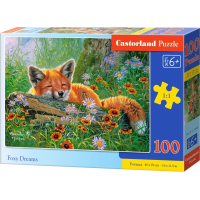 CASTORLAND Puzzle Líščie snívanie 100 dielikov