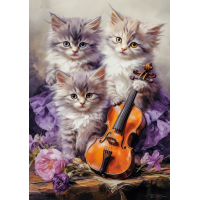 CASTORLAND Puzzle Muzikálne mačiatka 500 dielikov