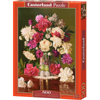CASTORLAND Puzzle Nádherné pivonky 500 dielikov
