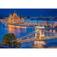 CASTORLAND Puzzle Nočná Budapešť 500 dielikov