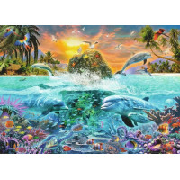 RAVENSBURGER Puzzle Podmorský ostrov 1000 dielikov