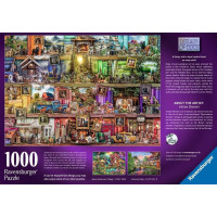 RAVENSBURGER Puzzle Psie knižnica 1000 dielikov