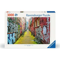 RAVENSBURGER Puzzle Street Art v Amsterdame 3000 dielikov