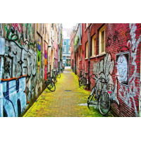 RAVENSBURGER Puzzle Street Art v Amsterdame 3000 dielikov