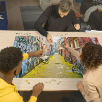 RAVENSBURGER Puzzle Street Art v Amsterdame 3000 dielikov