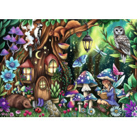 RAVENSBURGER Puzzle V kúzelnom lese 1000 dielikov