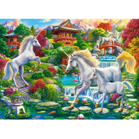 CASTORLAND Puzzle Záhrada jednorožcov 300 dielikov