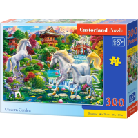 CASTORLAND Puzzle Záhrada jednorožcov 300 dielikov