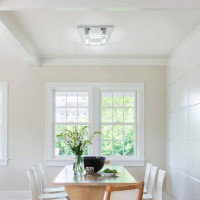 Stropné LED krištáľové svietidlo PLATON single square - 8W - 4000K (neutrálna biela)