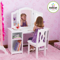 KidKraft Kozmetický stolík so stoličkou Deluxe