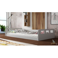 Detská Montessori posteľ RUBY - 200x90 cm - biela