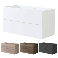 Kúpeľňová závesná skrinka pod umývadlo AIRA 101 cm