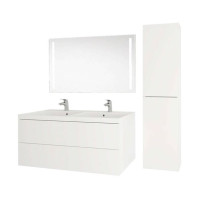 Kúpeľňová závesná skrinka pod umývadlo AIRA 101 cm