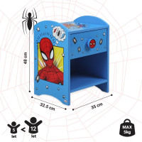 Nočný stolík Spiderman - modrý
