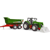 Bruder Traktor ROADMAX s čelným nakladačom a vozidlom