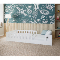Detská Montessori posteľ TIMON - 180x80 cm - biela