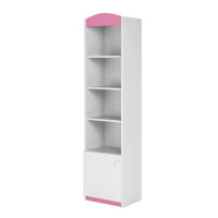 Regál BABY DREAMS 46 cm - biely/ružový