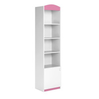 Regál BABY DREAMS 46 cm - biely/ružový