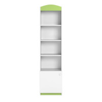Regál BABY DREAMS 46 cm - biely/zelený