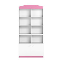 Regál BABY DREAMS 90 cm - biely/ružový