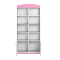Regál BABY DREAMS 90 cm - biely/ružový
