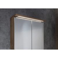 Aqualine KAWA STRIP galerka s LED osvetlením 60x70x22cm, dub emporio WGL36S
