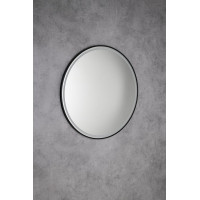 Sapho KADRIS okrúhle zrkadlo s LED osvetlením ø 100cm, čierna mat KD100