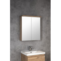 Aqualine KAWA STRIP galerka s LED osvetlením 60x70x22cm, dub emporio WGL36S