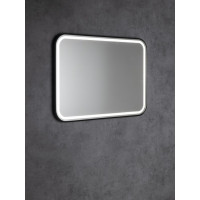 Sapho CETIS zrkadlo s LED osvetlením 100x70cm, čierna mat CT100