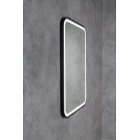Sapho CETIS zrkadlo s LED osvetlením 60x80cm, čierna mat CT080