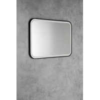 Sapho CETIS zrkadlo s LED osvetlením 100x70cm, čierna mat CT100