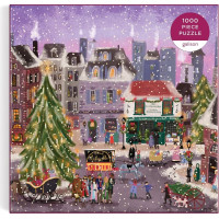 Galison Puzzle Vianočné námestie 1000 dielikov