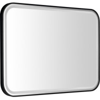 Sapho CETIS zrkadlo s LED osvetlením 100x70cm, čierna mat CT100