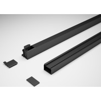 Polysan DEEP BLACK rozširovací profil 25mm, výška 1650mm MD625B