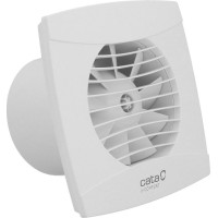 Cata UC-10 TH kúpeľňový ventilátor axiálny s automatom, 8W, potrubie 100mm, biela 01200200